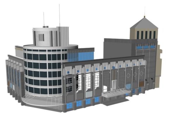 Detail Gambar Gedung Animasi 3d Nomer 7