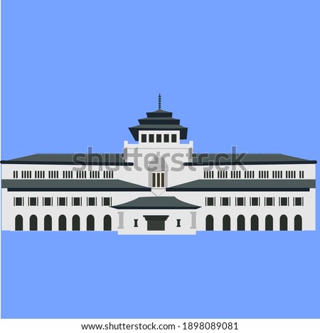 Detail Gambar Gedung Sate Karikatur Nomer 46