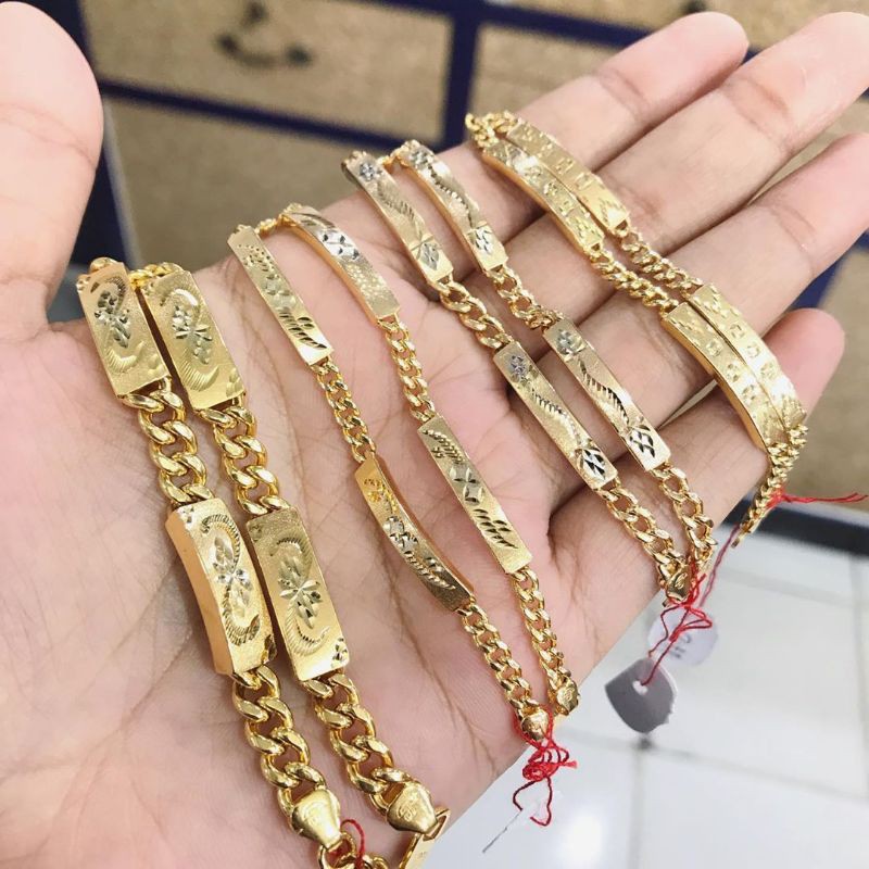 Detail Gambar Gelang Emas Rantai Nomer 14