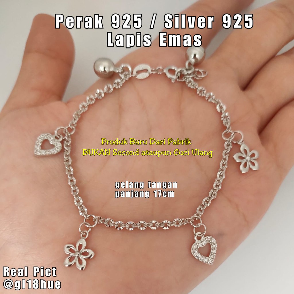 Detail Gambar Gelang Perak Cantik Nomer 42