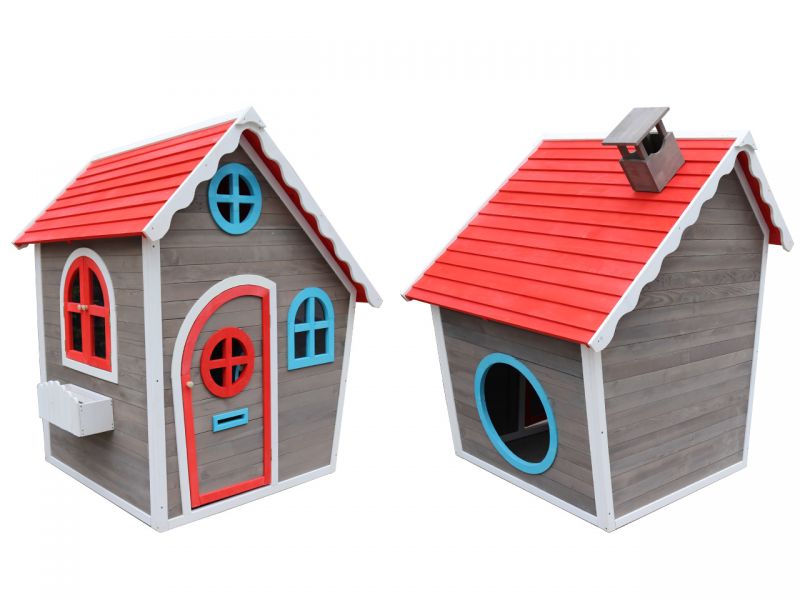 Detail Rotes Dach Graue Fenster Nomer 15