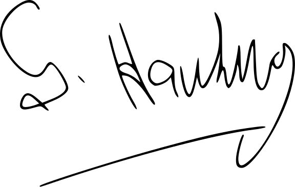 Stephen Hawking Handwriting - KibrisPDR