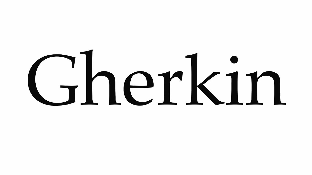 The Gherkin Englisch Text - KibrisPDR
