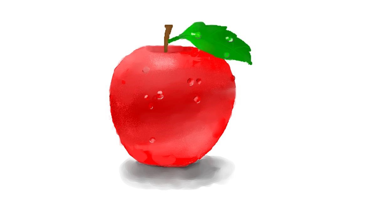 Detail Apfel Skizze Nomer 3
