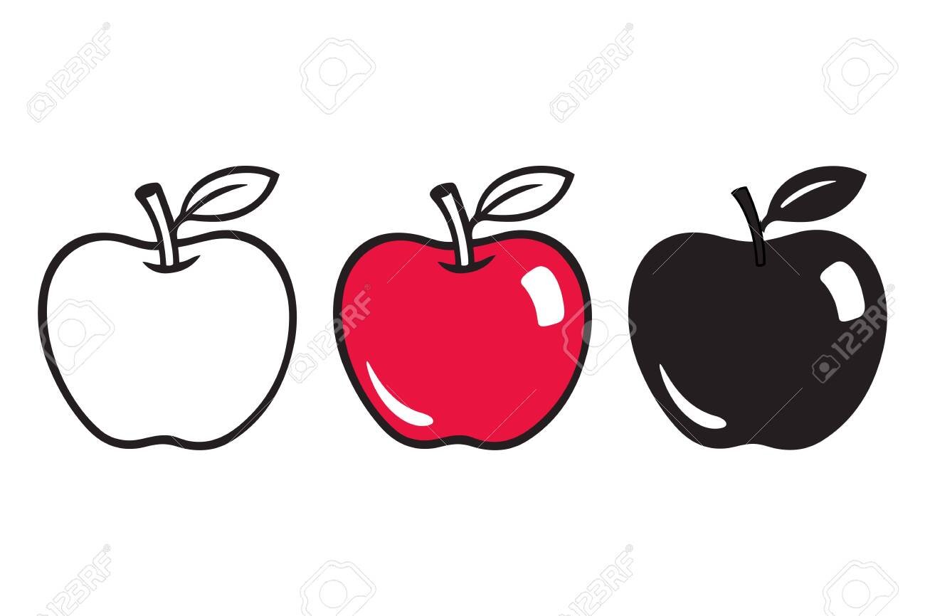 Detail Apfel Skizze Nomer 8