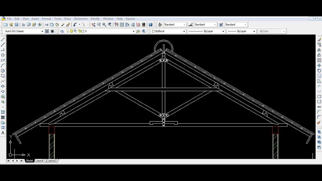 Detail Gambar Genteng Cad Nomer 7