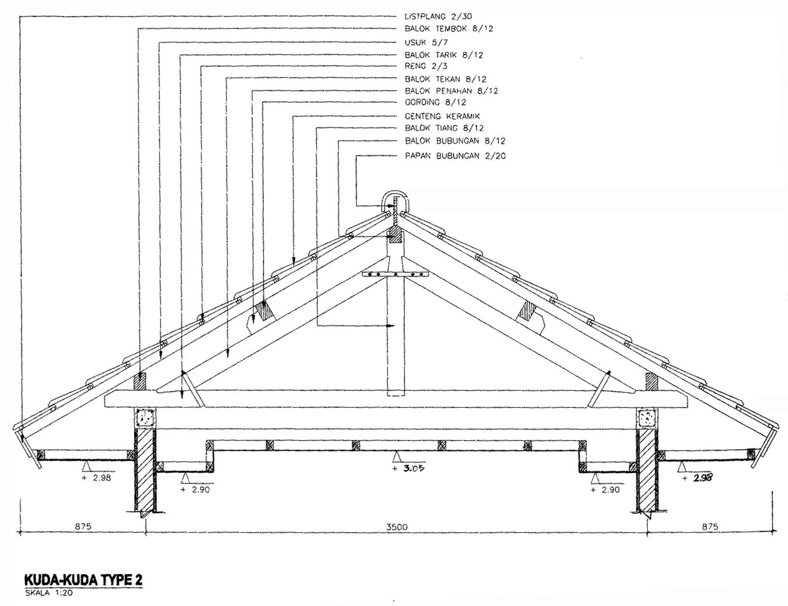 Detail Gambar Genteng Cad Nomer 8