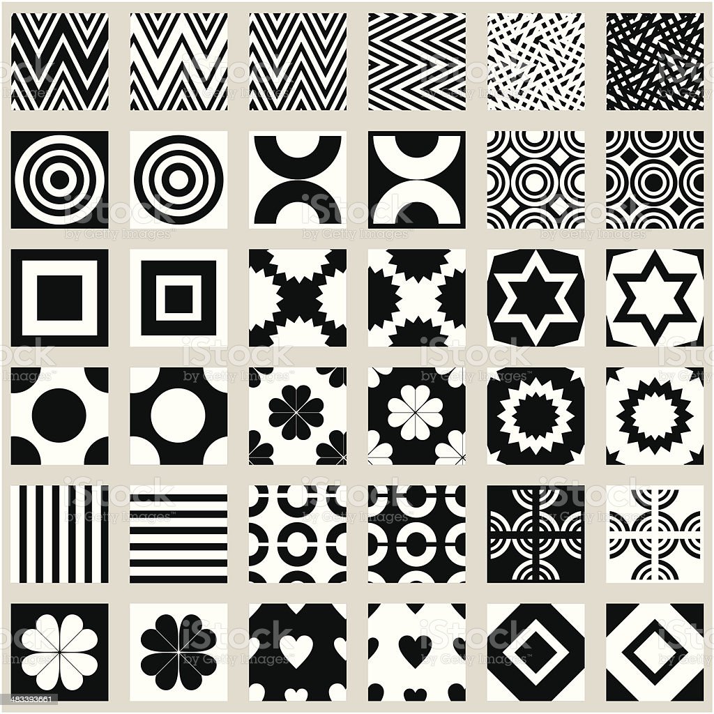 Detail Gambar Geometris Hitam Putih Nomer 14