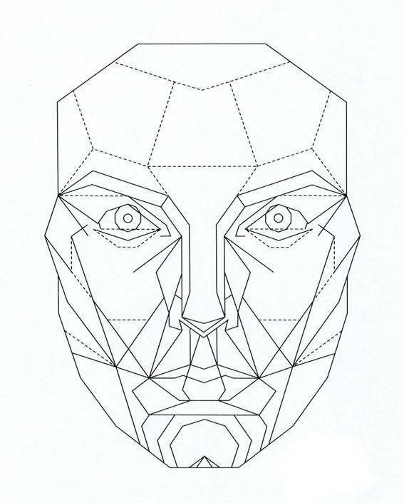 Gambar Geometris Wajah - KibrisPDR