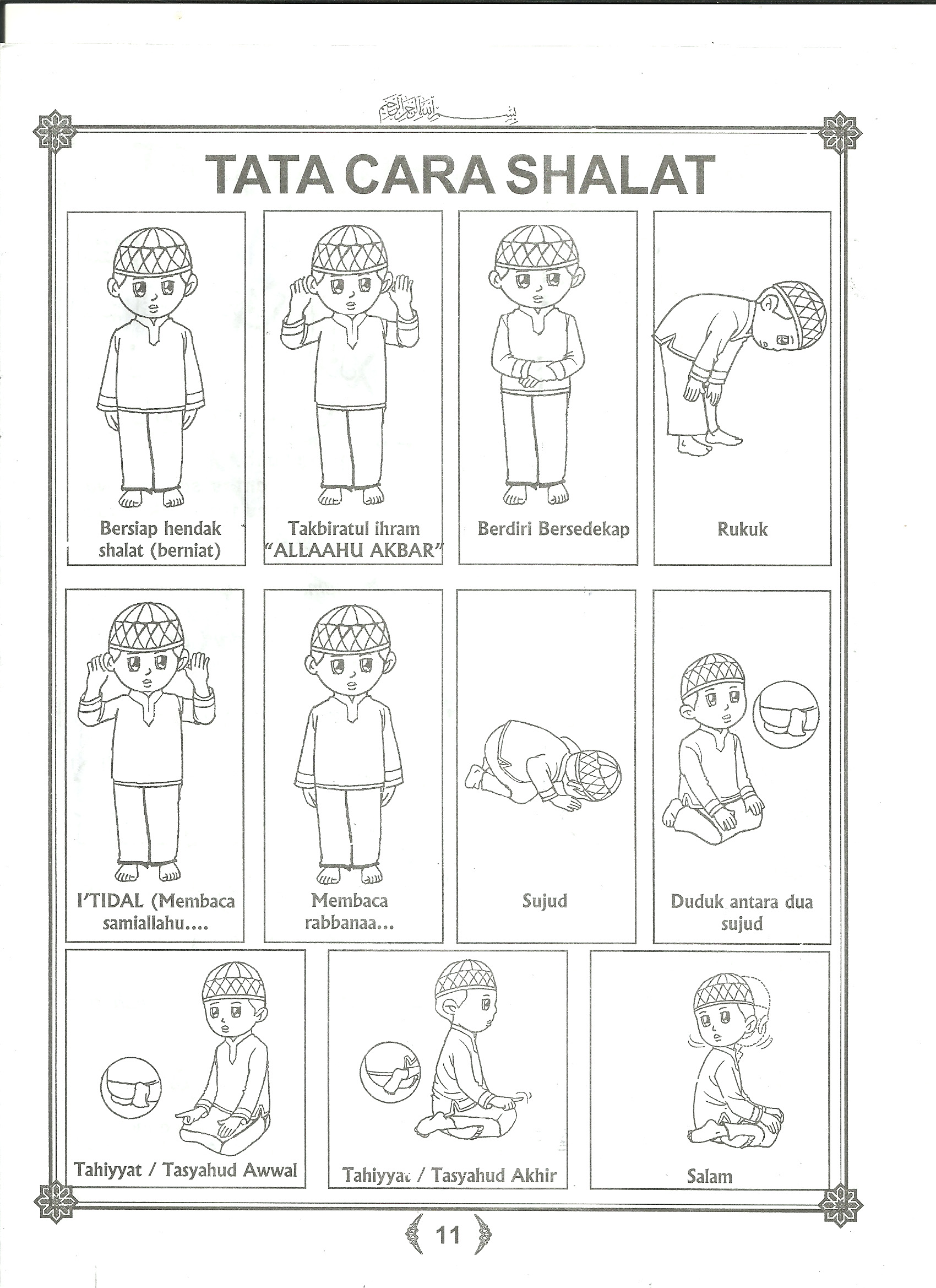 Detail Gambar Gerakan Sholat Lengkap Nomer 42