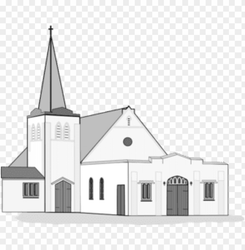 Detail Gambar Gereja Hitam Putih Karikatur Nomer 4