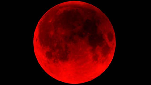 Gambar Gerhana Bulan Merah - KibrisPDR