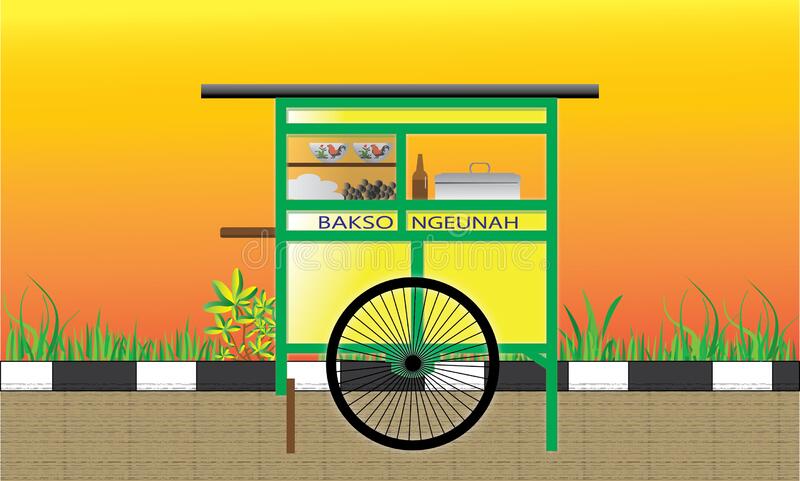 Detail Gambar Gerobak Bakso Nomer 19