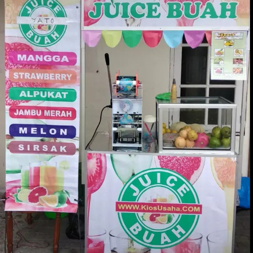 Detail Gambar Gerobak Jus Buah Nomer 9