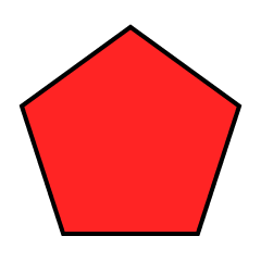 Detail Pentagon Shape Nomer 15