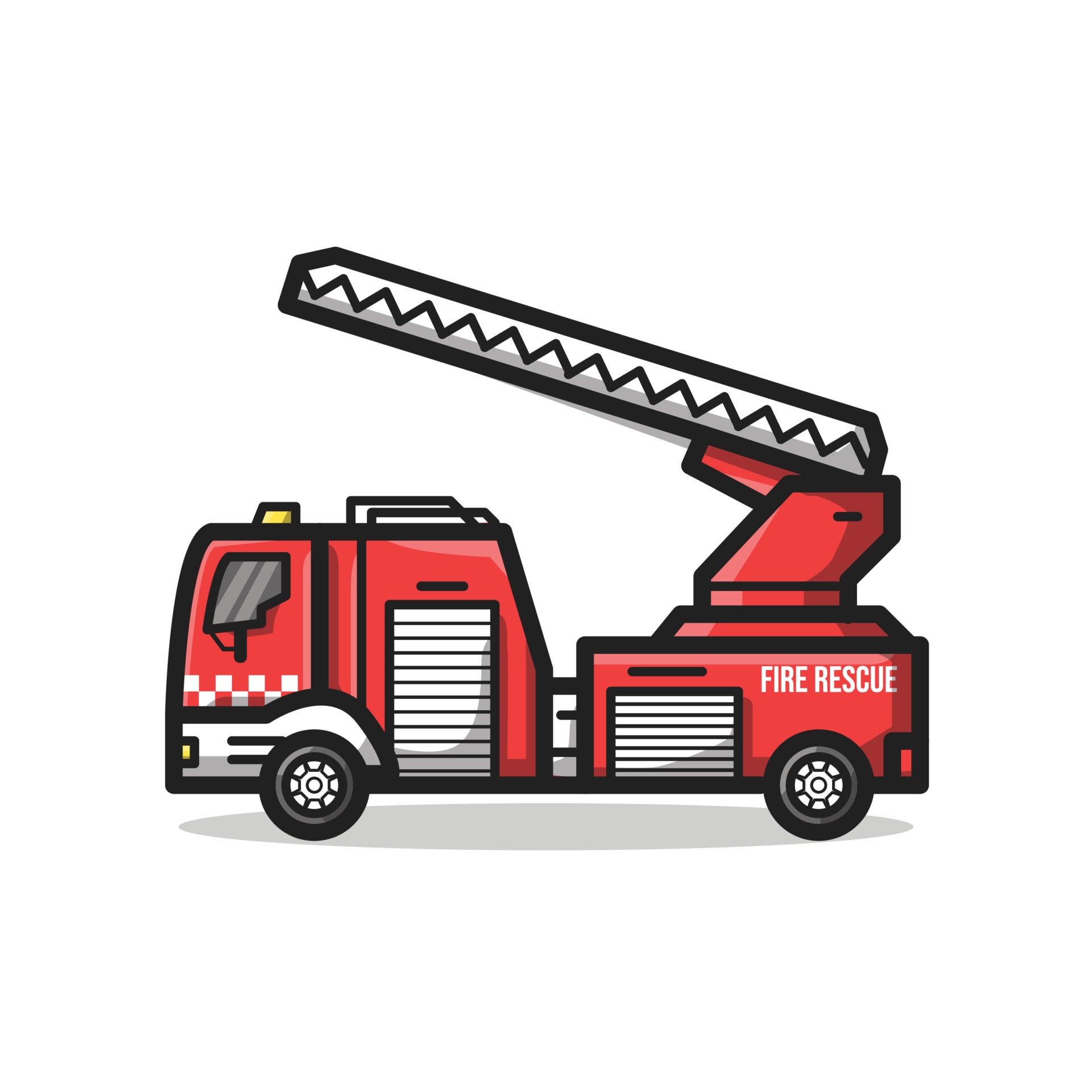 Detail Feuerwehrauto Cartoon Nomer 19