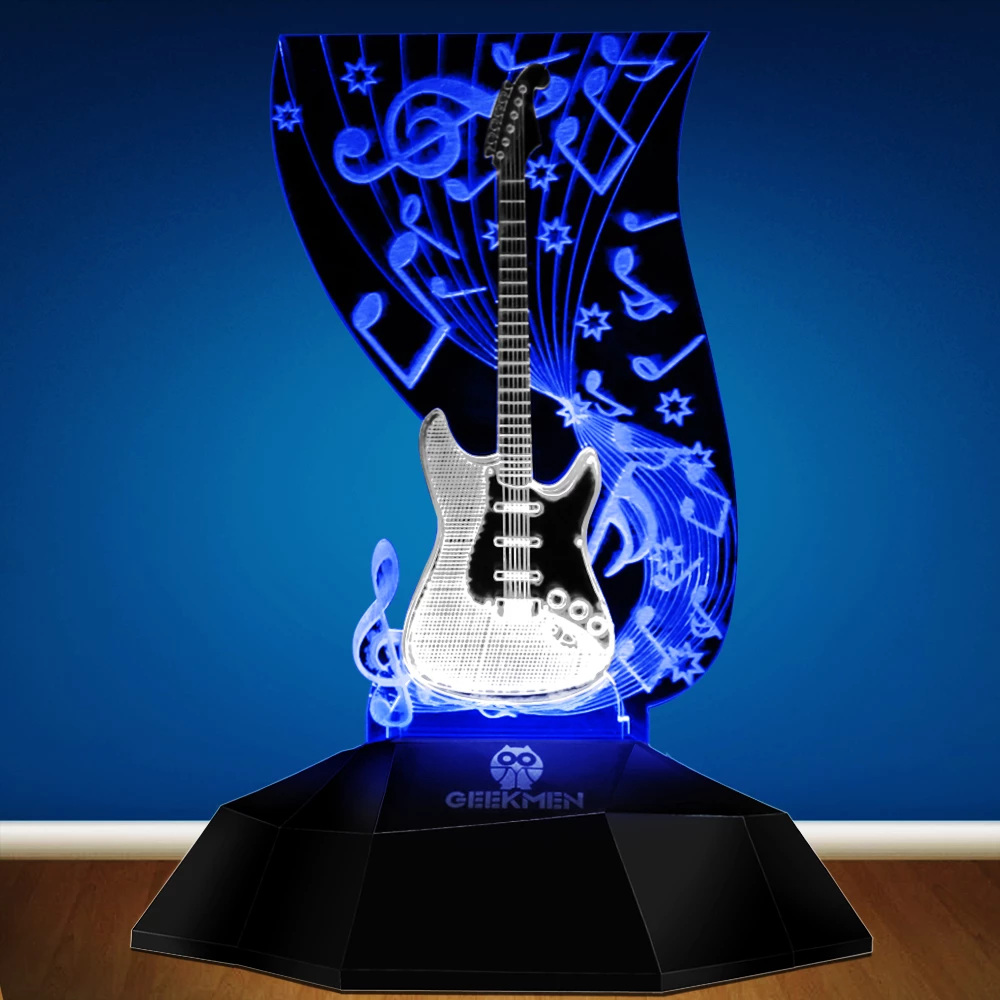 Detail Gambar Gitar 3d Nomer 18