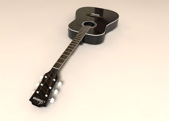 Detail Gambar Gitar 3d Nomer 50