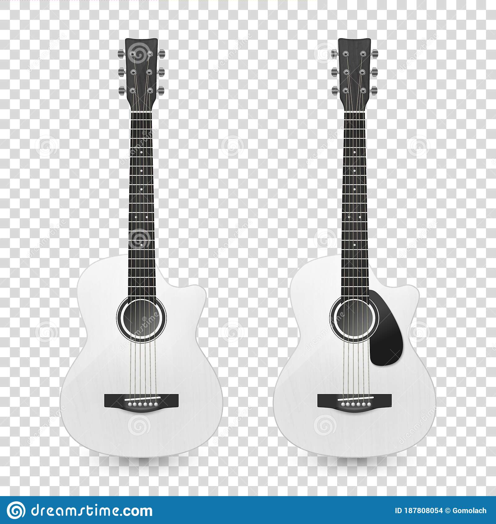 Detail Gambar Gitar Akustik 3d Nomer 32