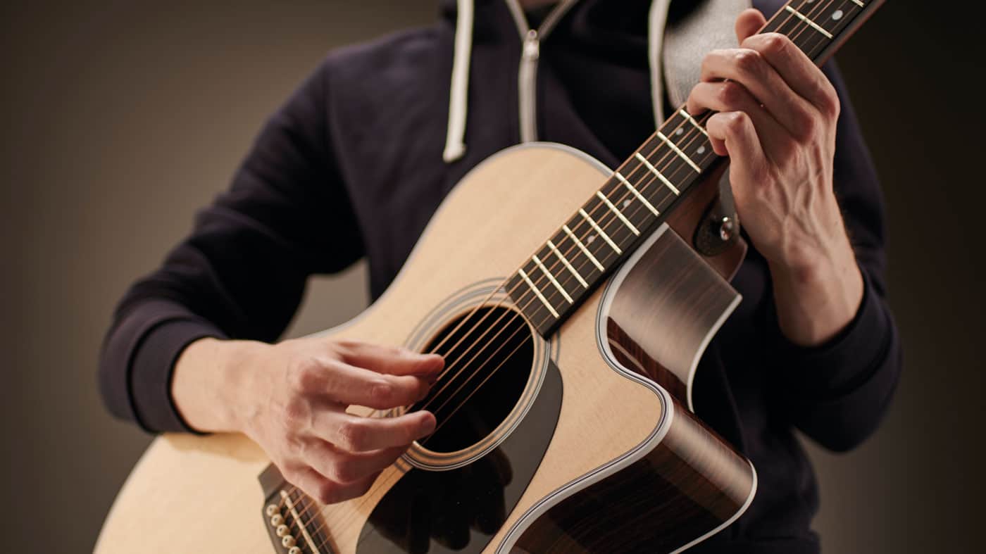 Detail Gambar Gitar Akustik Keren Nomer 4