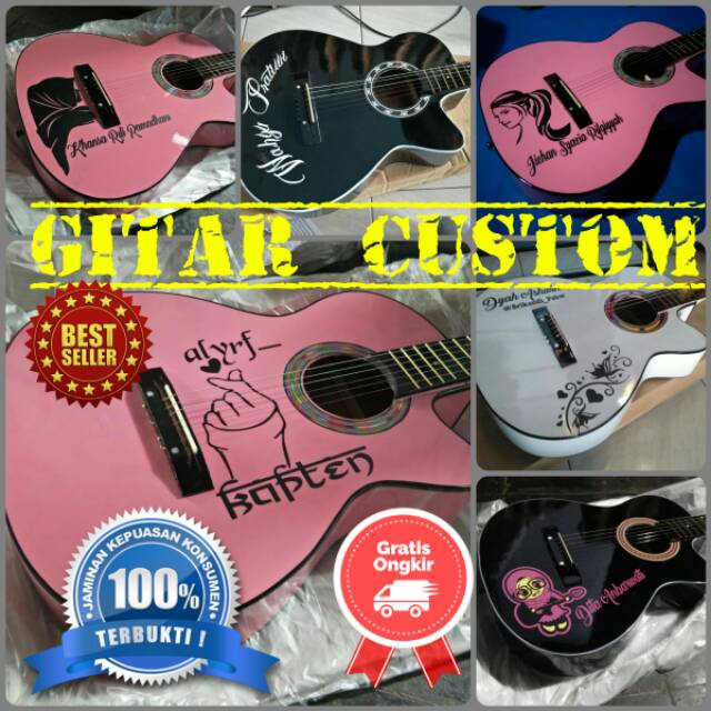 Detail Gambar Gitar Custom Indonesia Keren Nomer 3