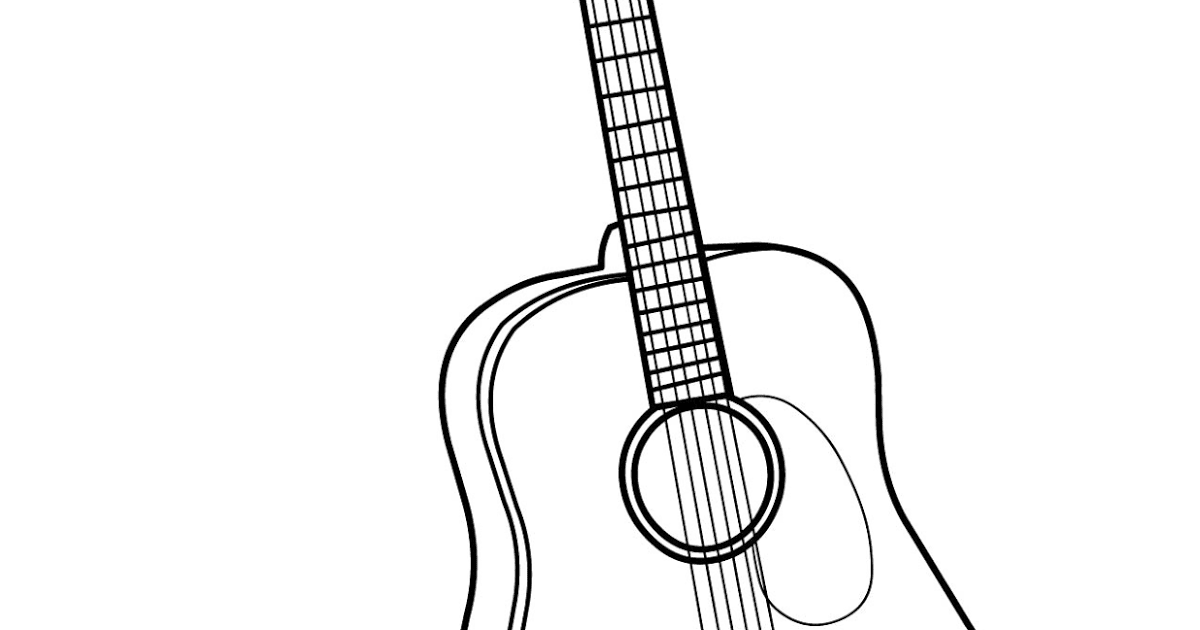 Detail Gambar Gitar Gambar Sketsa Gitar Nomer 6