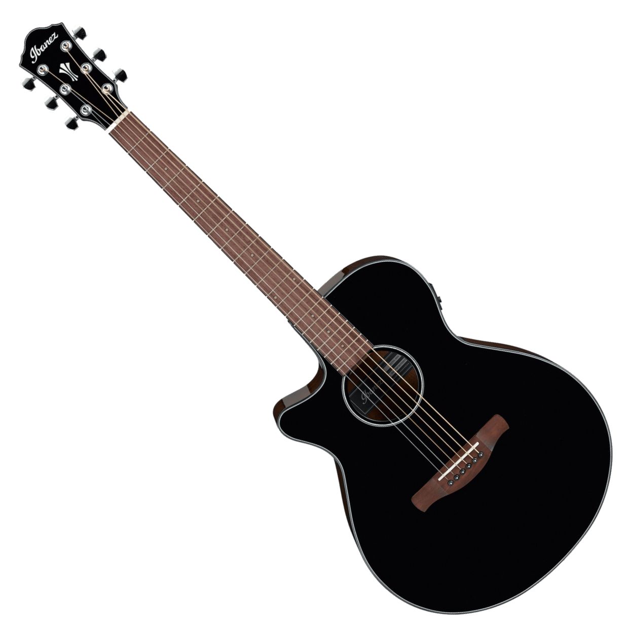 Detail Gambar Gitar Ibanez Black Nomer 44