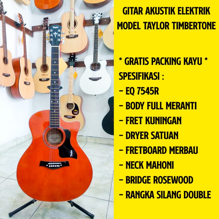 Detail Gambar Gitar Taylor Akustik Nomer 55