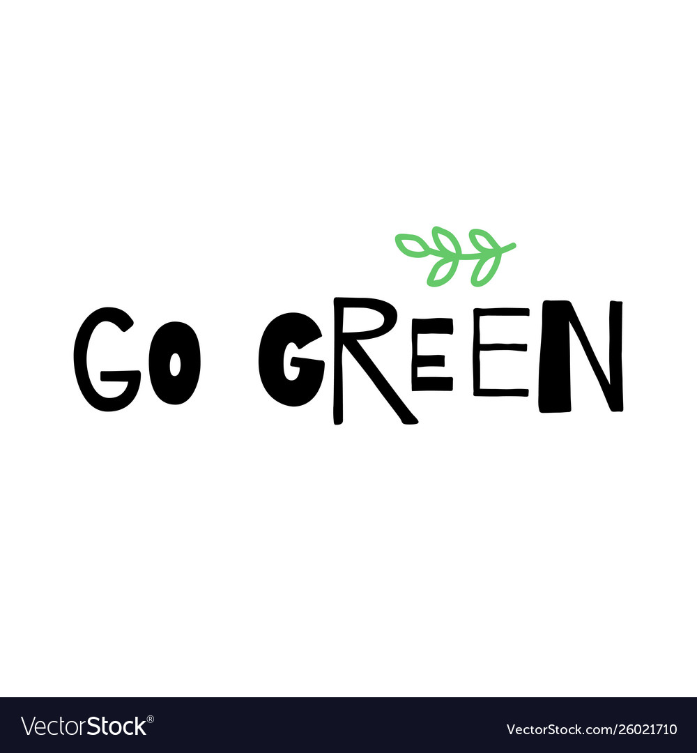 Gambar Go Green Simple - KibrisPDR