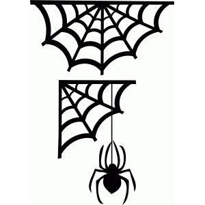 Detail Halloween Spinnennetz Scherenschnitt Nomer 10