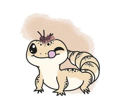 Detail Leopardgecko Zeichnen Nomer 11