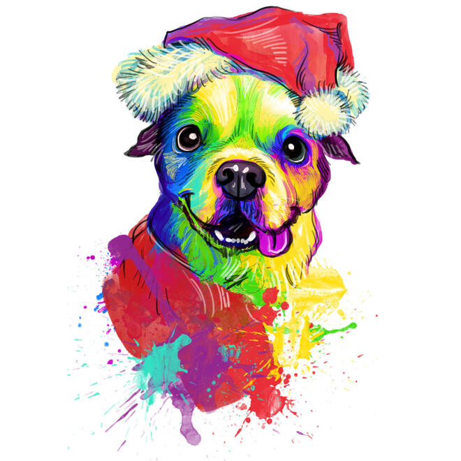 Detail Perro Con Gorro De Navidad Nomer 12