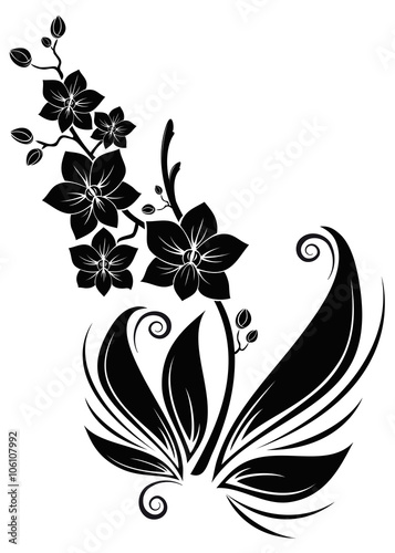Detail Tapete Orchidee Muster Nomer 12