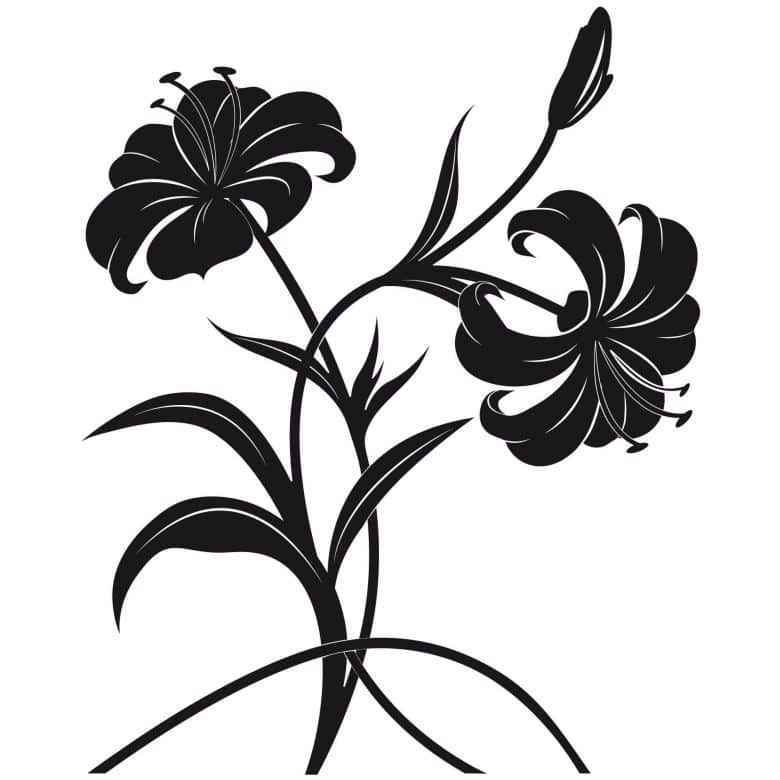 Detail Tapete Orchidee Muster Nomer 24