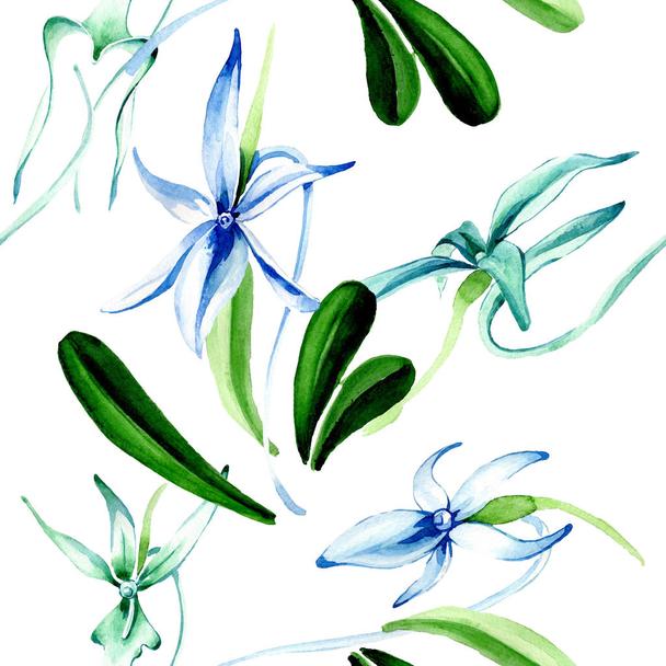 Detail Tapete Orchidee Muster Nomer 4