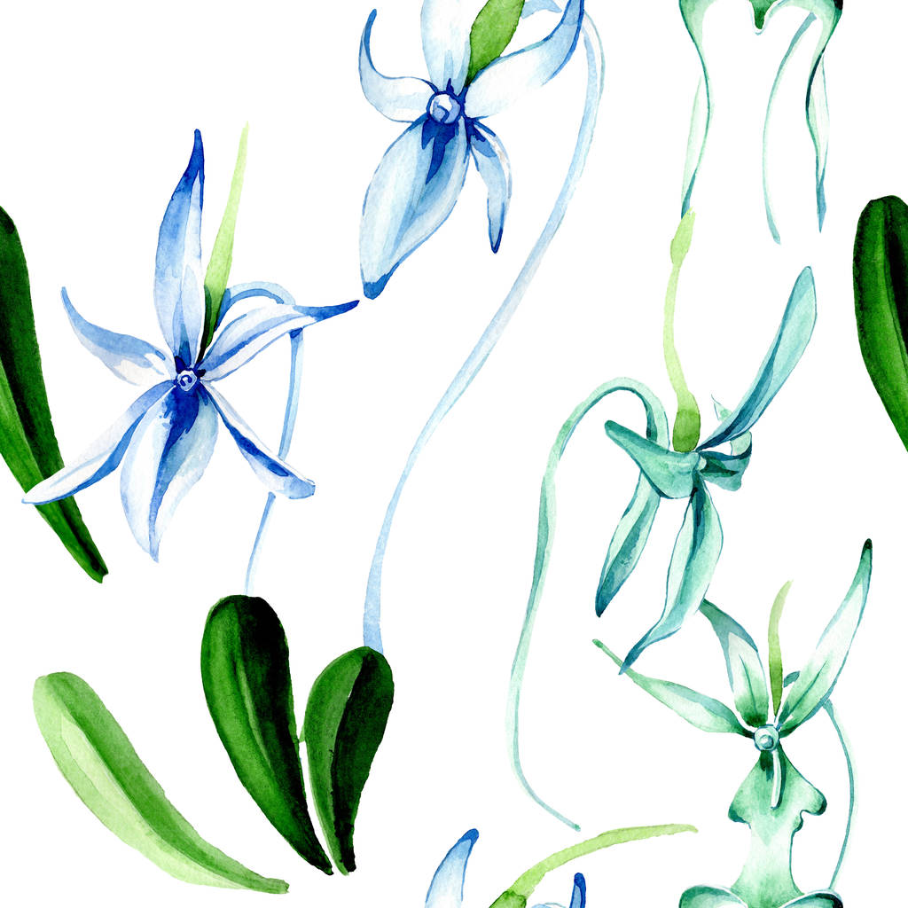 Detail Tapete Orchidee Muster Nomer 8
