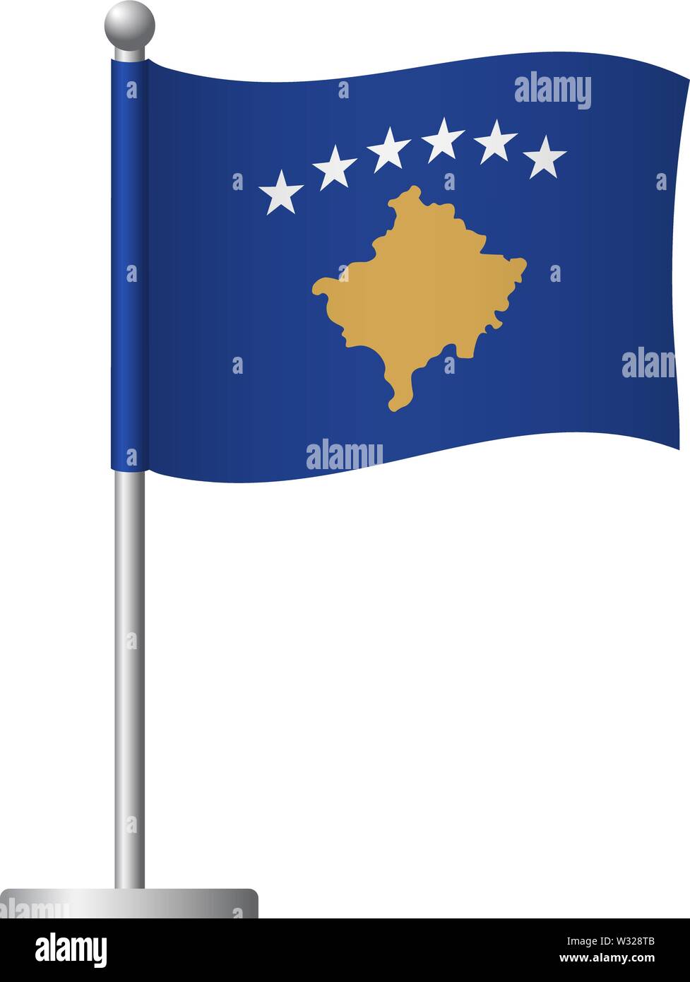 Detail Flagge Kosovo Nomer 16