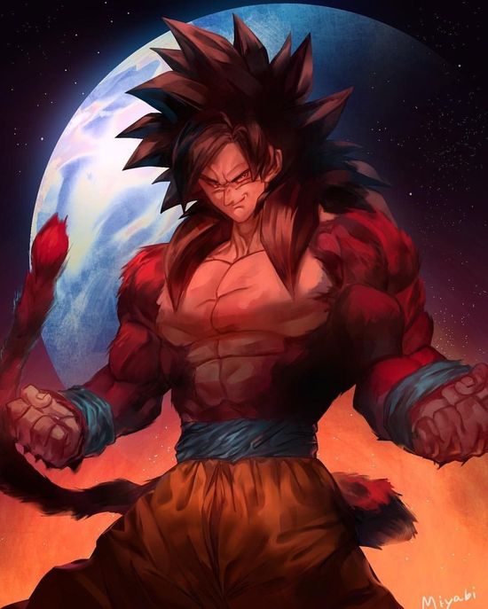 Detail Gambar Goku Super Saiyan 4 Nomer 10