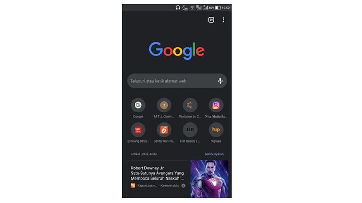 Detail Gambar Google Chrome Di Menu Handphone Nomer 13
