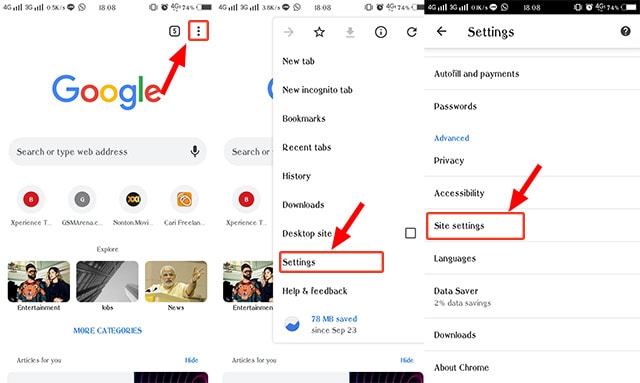 Detail Gambar Google Chrome Di Menu Handphone Nomer 25