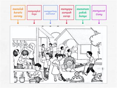 Detail Gambar Gotong Royong Di Sekolah Kartun Nomer 31