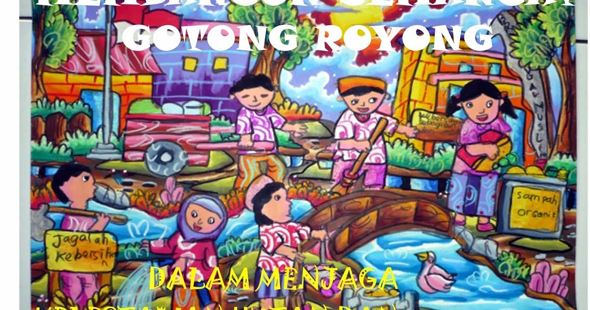 Detail Gambar Gotong Royong Karikatur Nomer 29