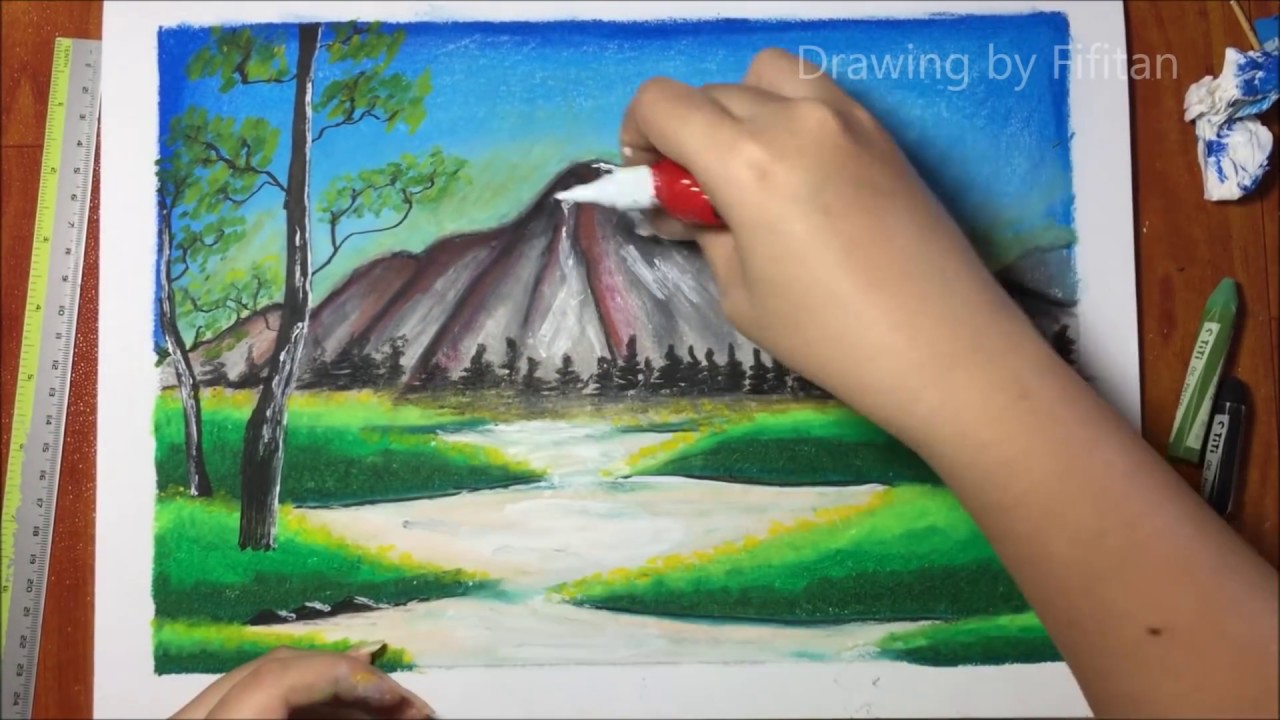 Detail Gambar Gradasi Gunung Nomer 9