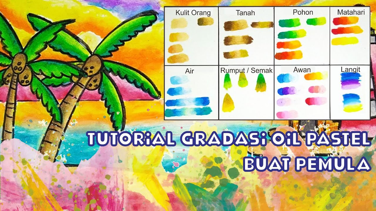 Detail Gambar Gradasi Warna Crayon Nomer 5