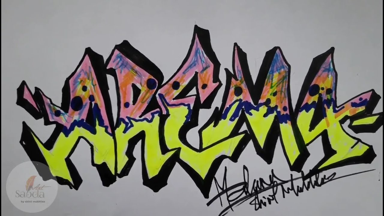 Detail Gambar Grafiti Arema Nomer 10