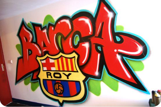 Gambar Grafiti Barcelona - KibrisPDR