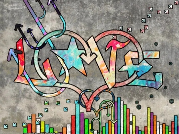 Detail Gambar Grafiti Cinta Nomer 14
