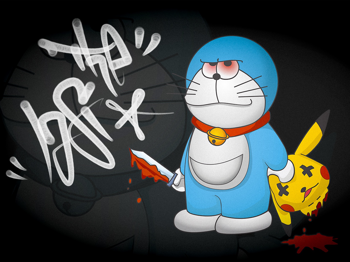 Detail Gambar Grafiti Doraemon Nomer 23