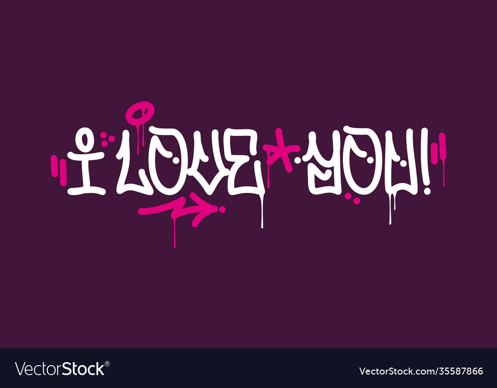 Detail Gambar Grafiti I Love You Nomer 39
