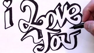 Detail Gambar Grafiti I Love You Nomer 7